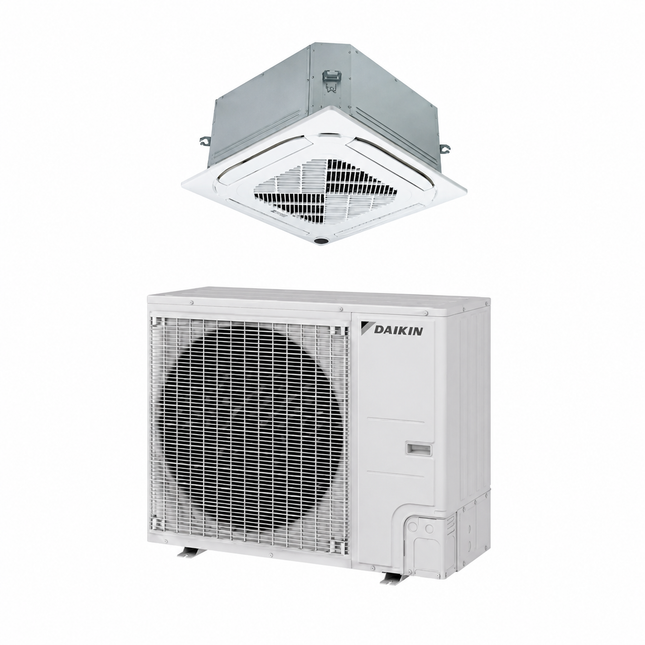 Daikin SkyAir - 18K BTU - Ceiling Cassette Heat Pump Light-Commercial - 18.5 SEER2 with Install