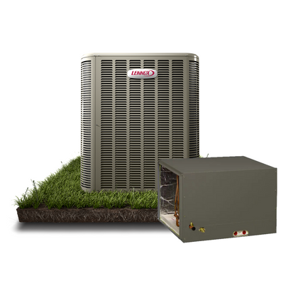 Lennox - 2-Ton - 14.3 SEER2 - Single-Stage - Condenser and '24A' Horizontal Coil Bundle With Install