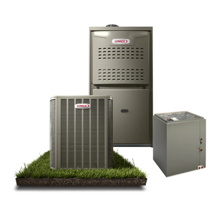 Lennox - 14.3 SEER2 - 2 -Ton - Single-Stage Gas System with 80% Furnace - Upflow With Install