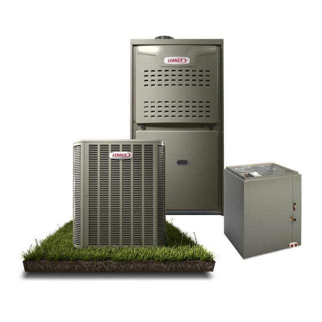 Lennox - 14.3 SEER2 - 2 -Ton - Single-Stage Gas System with 80% Furnace - Upflow With Install