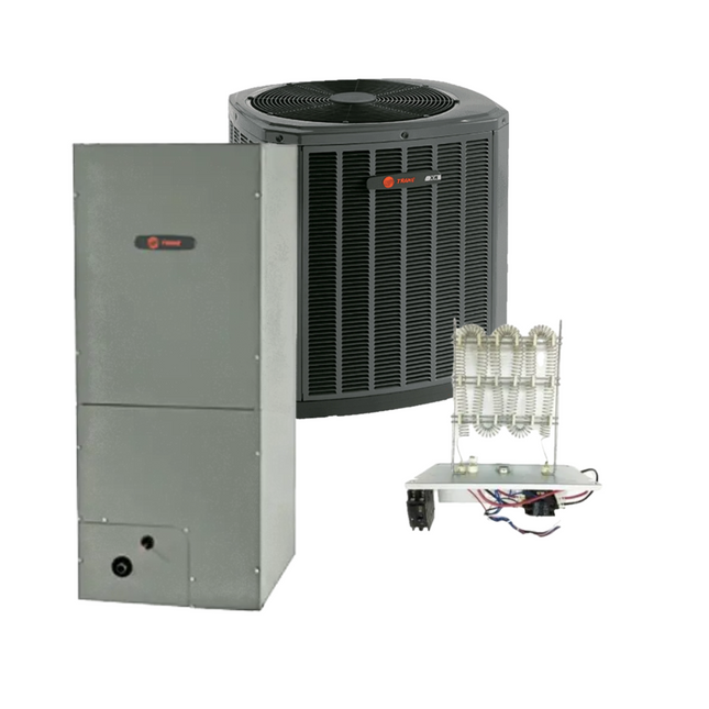 Trane - 14.3 SEER2 - 2 Ton - Single-Stage Heat Pump System with 18K-30K Air Handler With Install